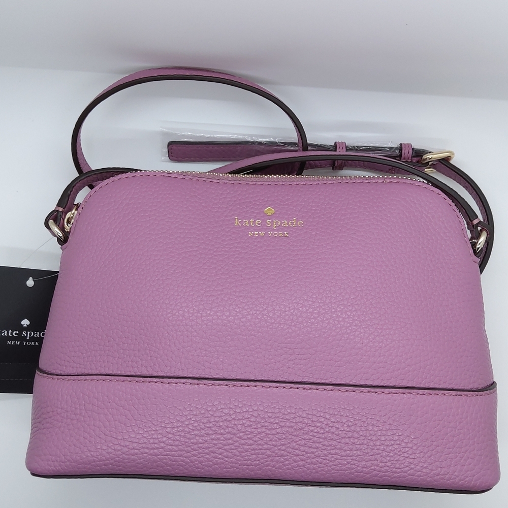 Kate Spade NWT Hanna Pebbled Leather Valerian Crossbody Bag - Picture 4 of 15
